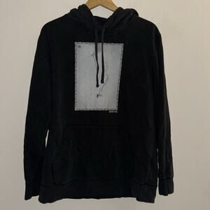Burton Snowboard Hoodie Sweatshirt Black Size L